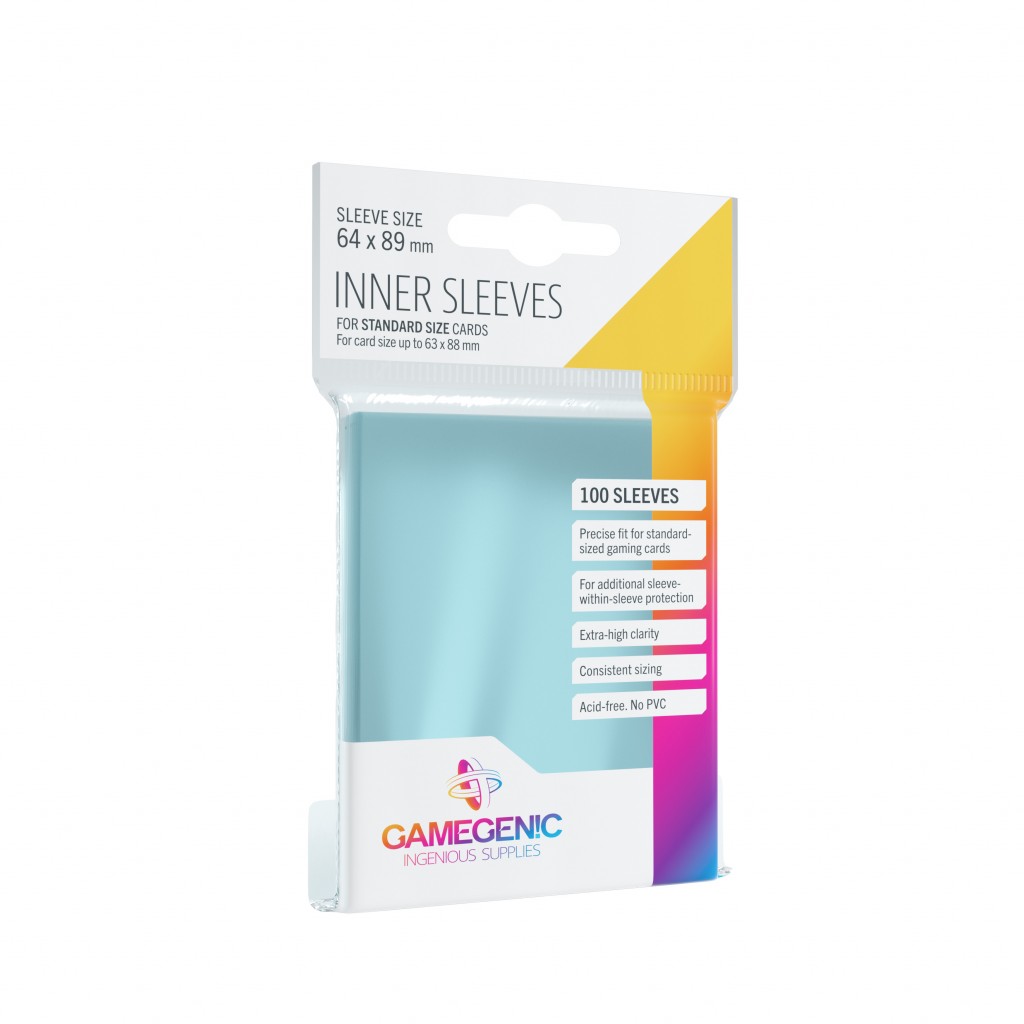 Gamegenic - 100 Inner Sleeves - 64x89