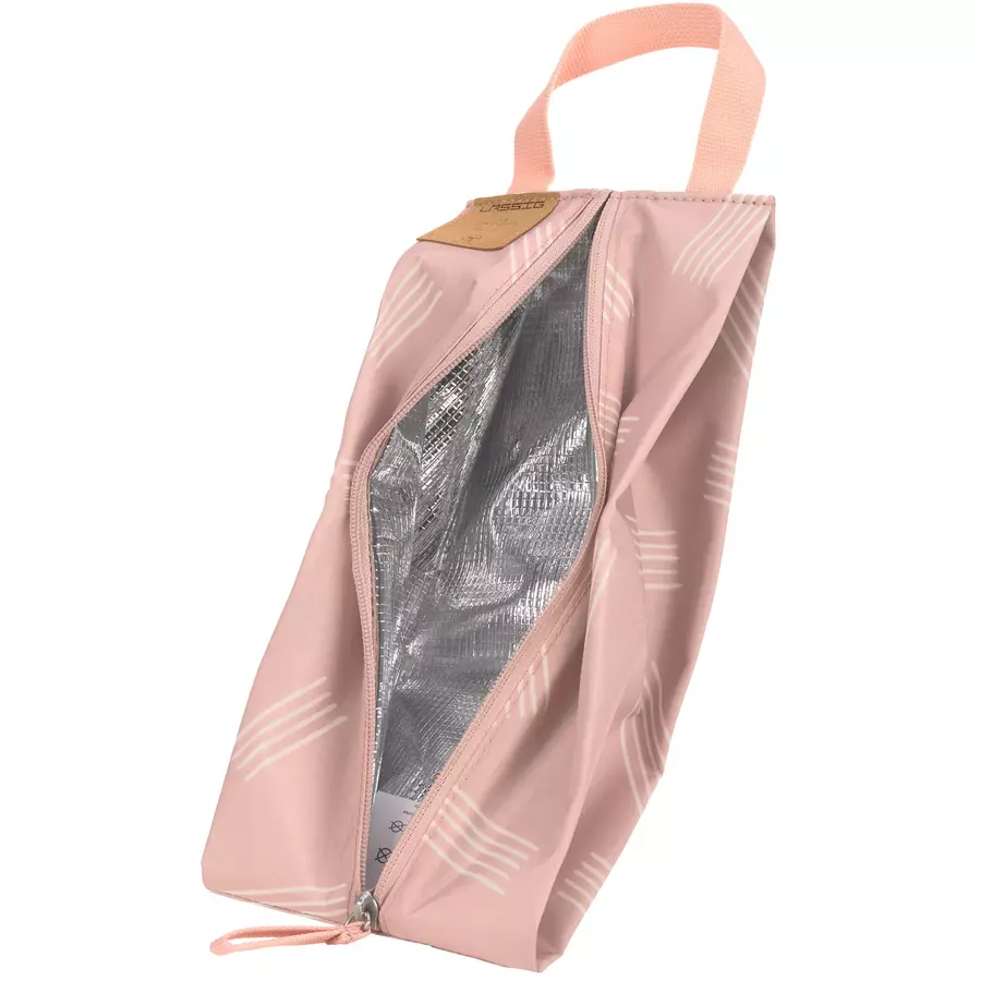 LÄSSIG Kühltasche Casual Insulated Pouch Soft Stripes rose