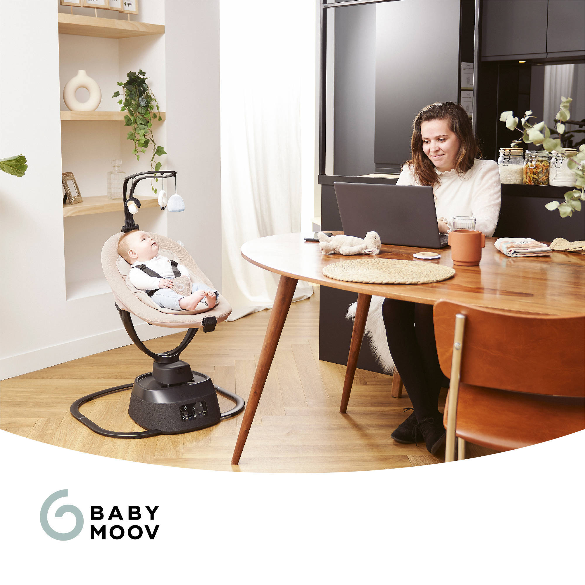Babymoov Schommel Swoon Evolution ConnectMocca