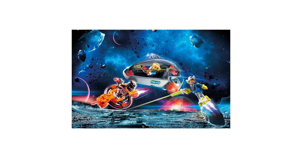 PLAYMOBILGalaxy Police - Galaxy politie glider Constructiespeelgoed  (70019)