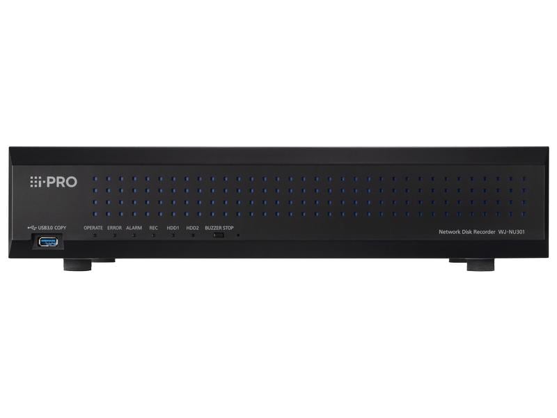 i-Pro Netzwerkrekorder WJ-NU301KG 16 Kanal ohne HDD Neue NVRs mit höherer Sicherheitsstufe und einfacher Installation mit integriertem PoE  Switch