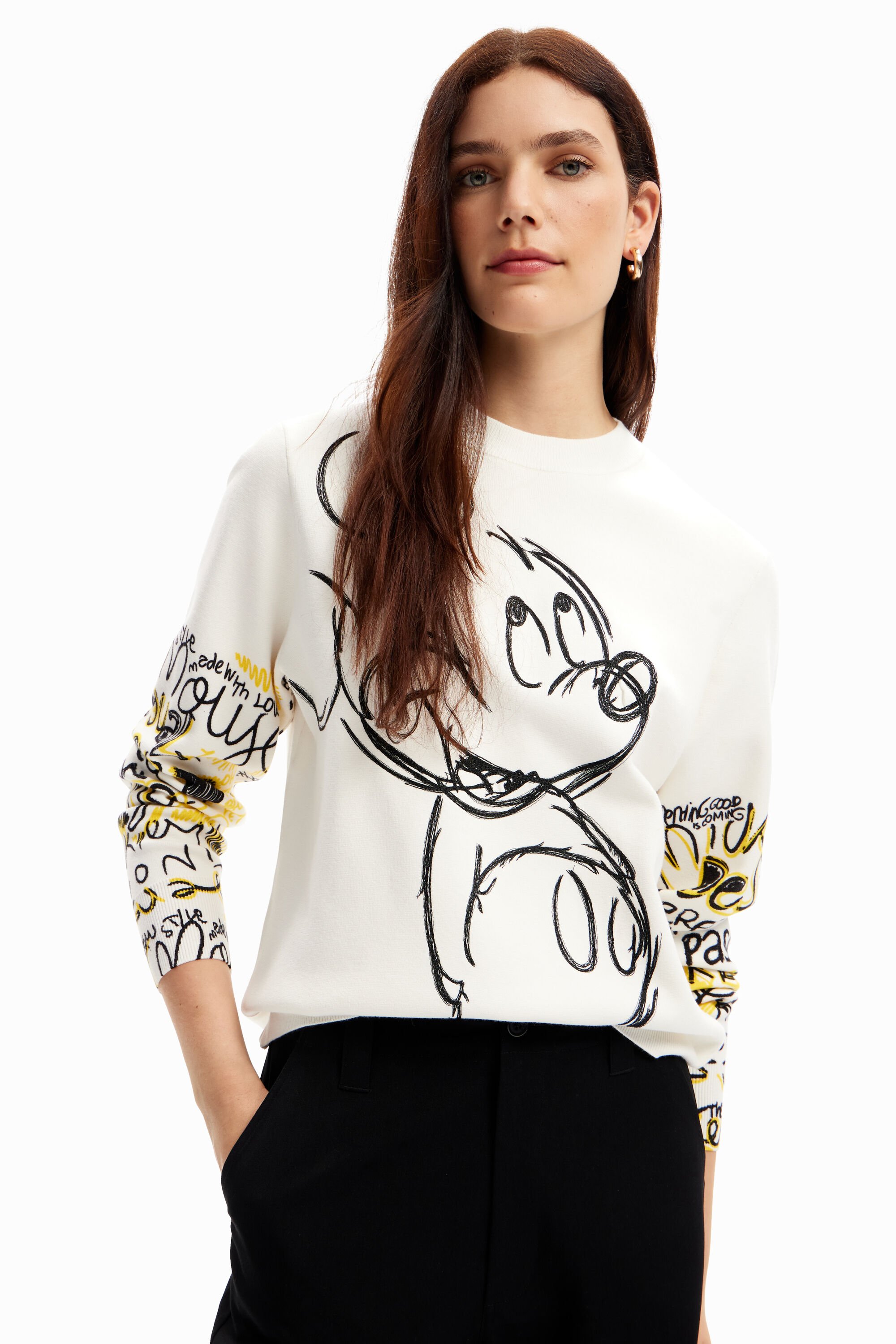 Pull brodé Mickey Mouse