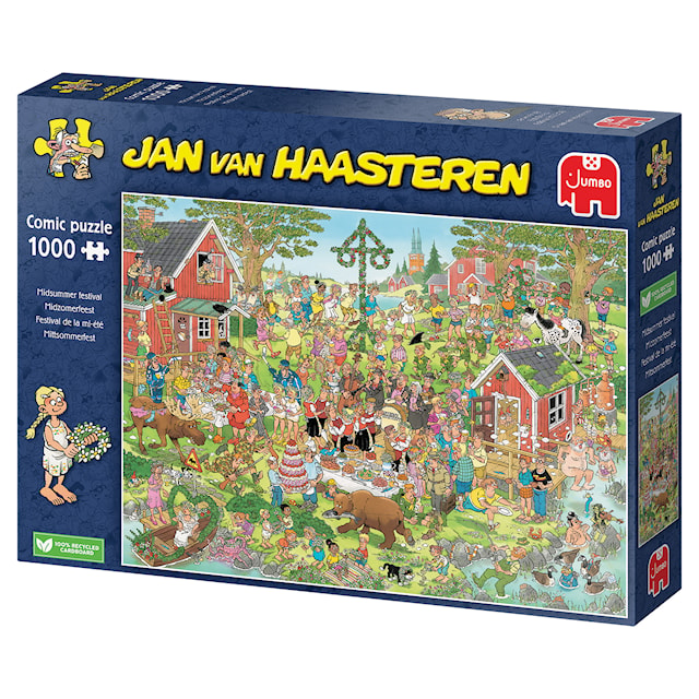 Jan Van Haasteren Midsummerfestival Puslespill 1000 brikker, Jumbo