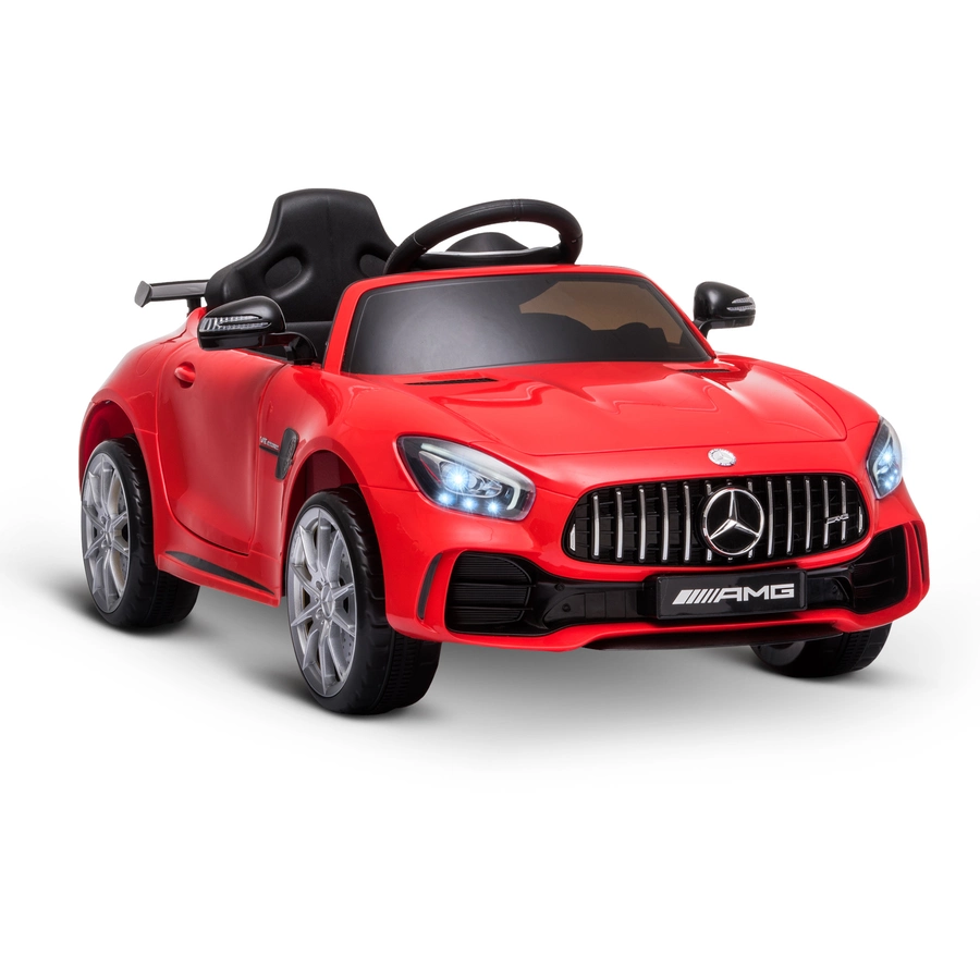 HOMCOM Kinder Elektroauto mit Scheinwerfer rot