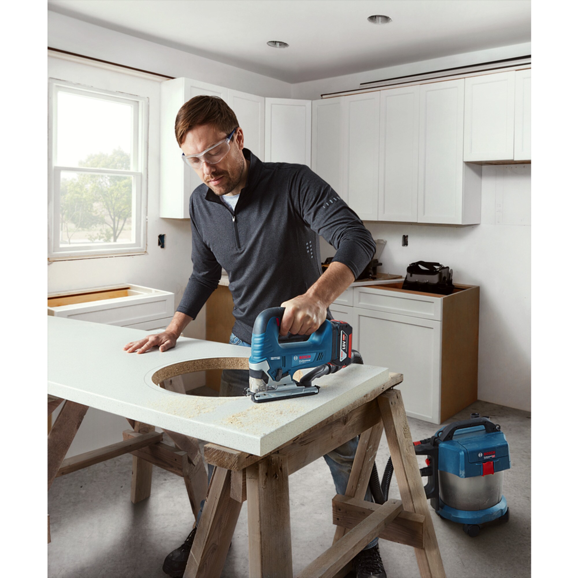 Bosch Stichsäge Akku-Stichsäge GST 18V-125 B Professional solo, 18Volt