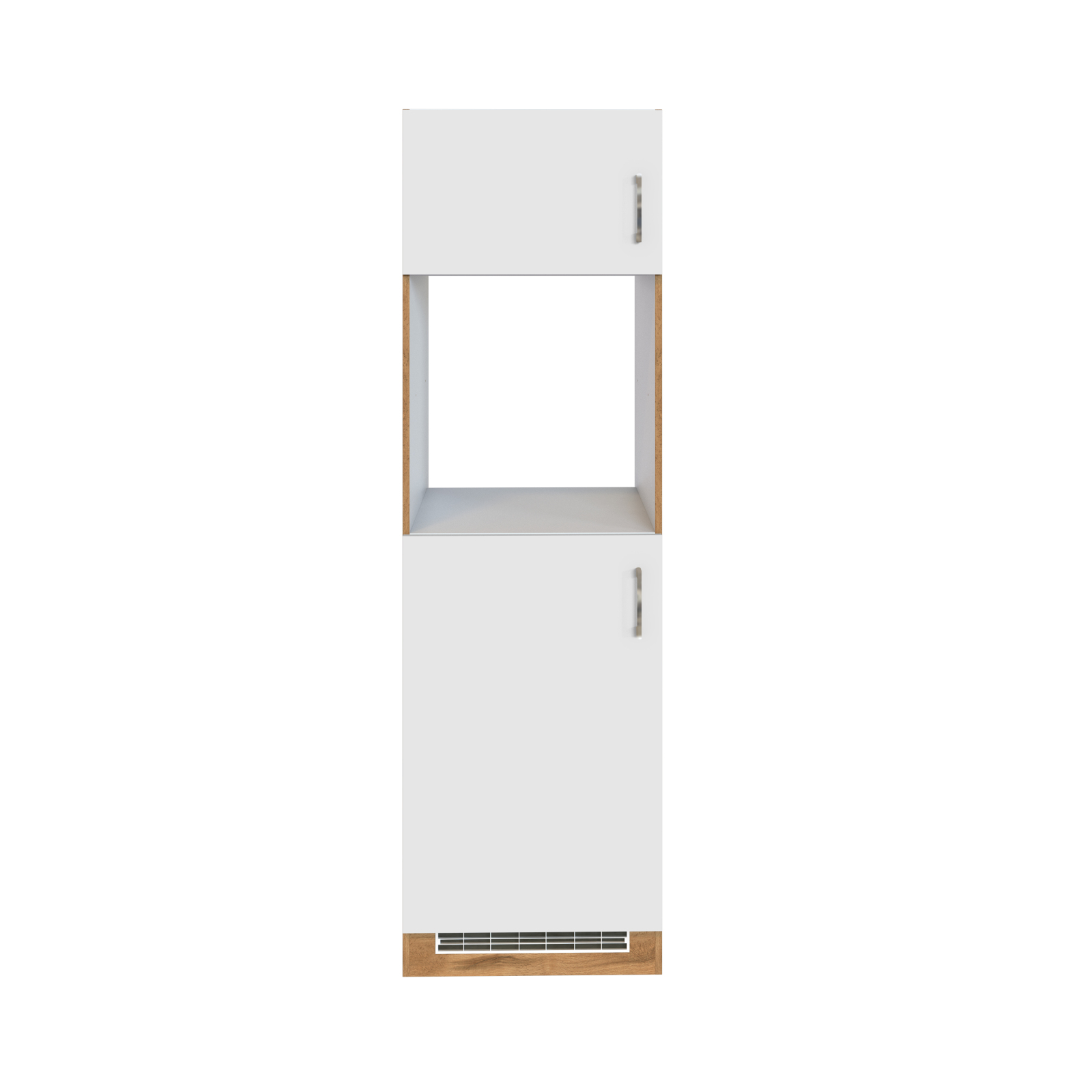 Umbauschrank SORRENTO - weiß - Wotan Eiche - 60 cm