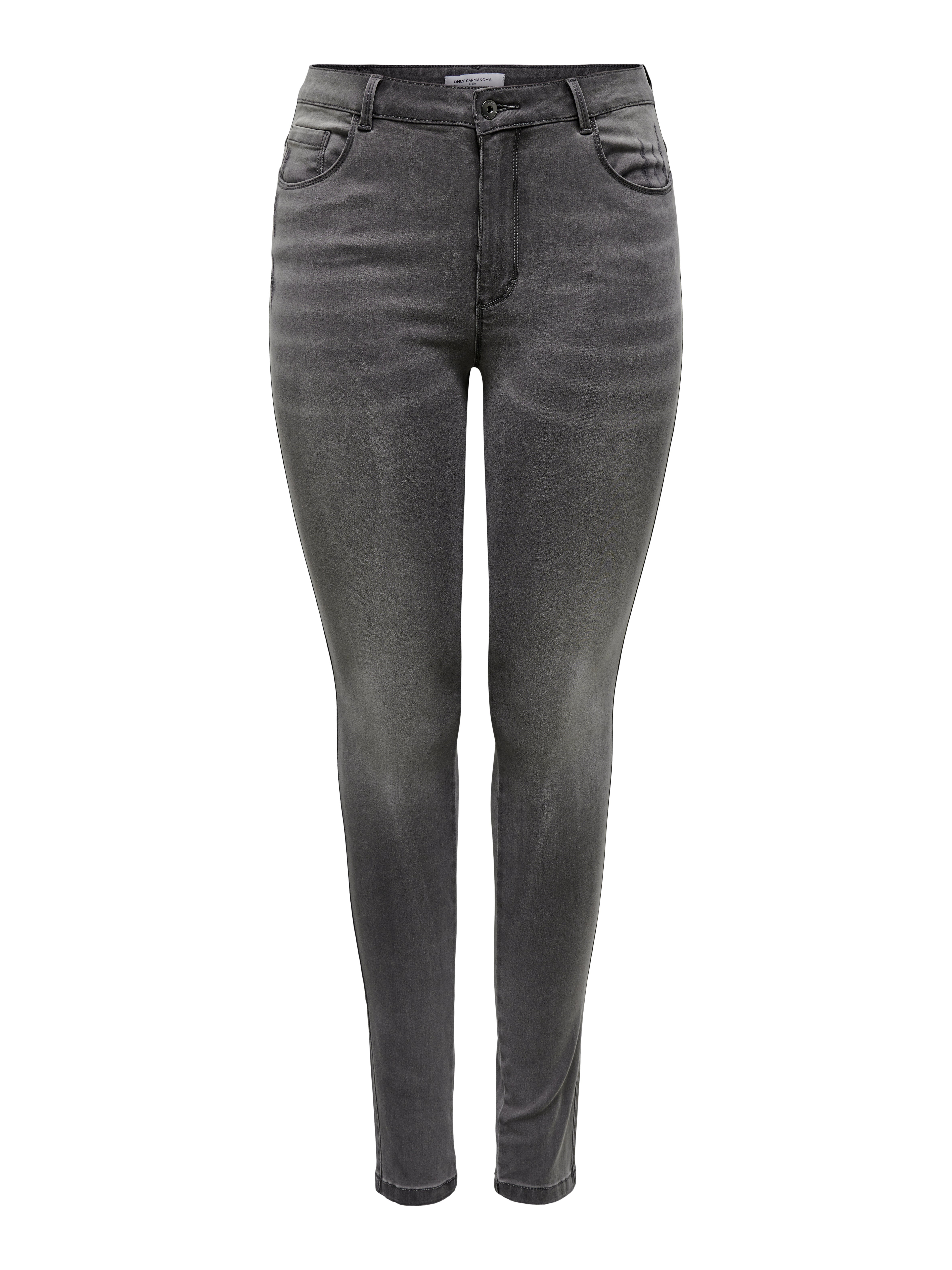 CARAUGUSTA Hohe Taille Skinny Fit Jeans Dark Grey Denim