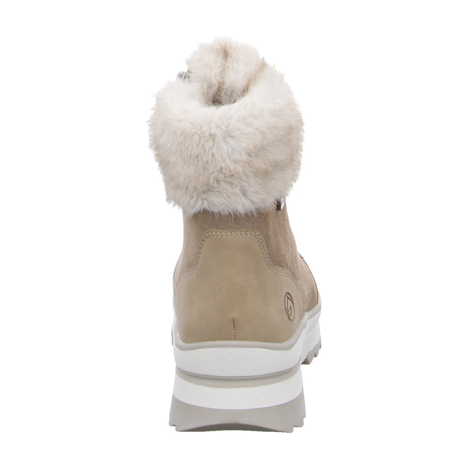 REMONTE Comfort-Snowboot Beige Leder  mit TEX Membrane