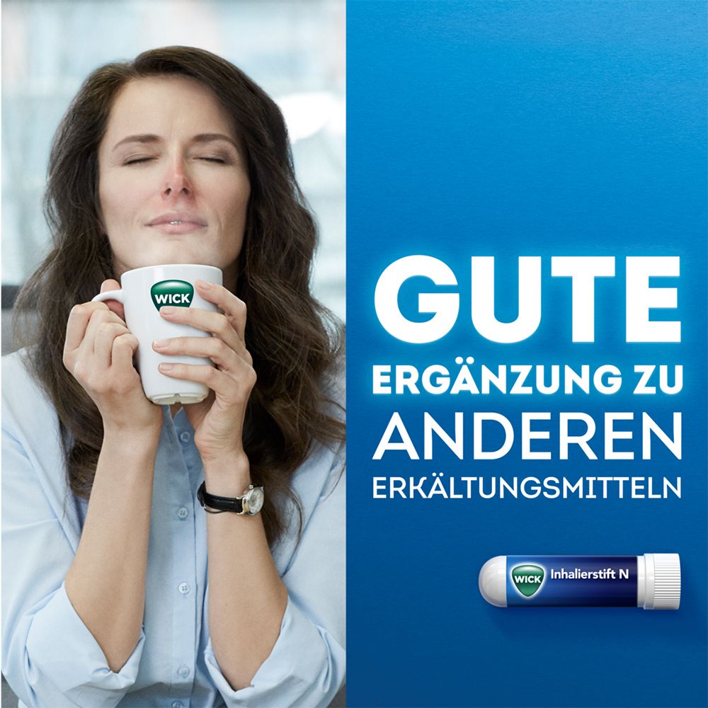 WICK INHALIERSTIFT N gegen eine verstopfte Nase