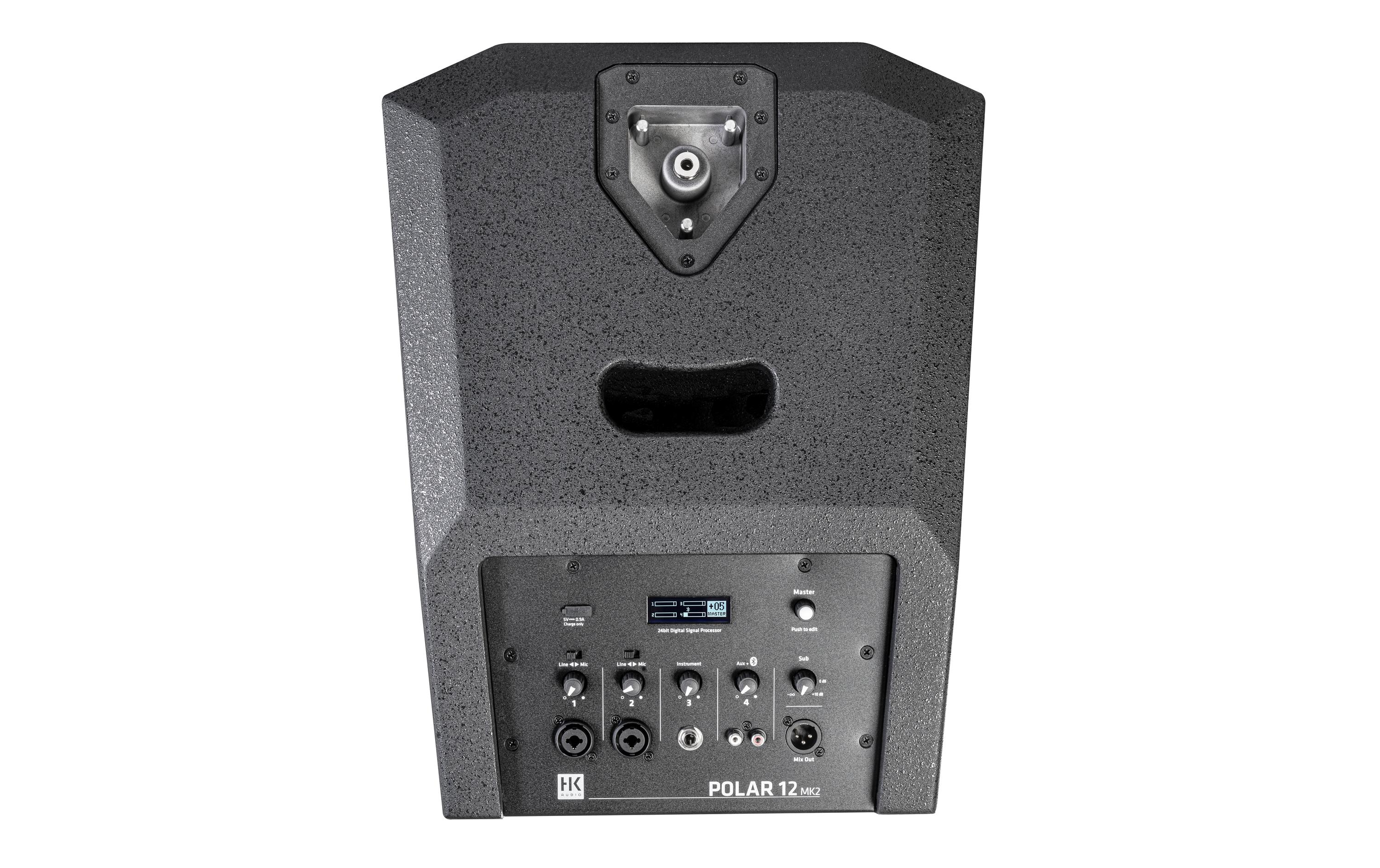 PA-System Polar 12 MK2, Schwarz<br>High-performance active column PA system