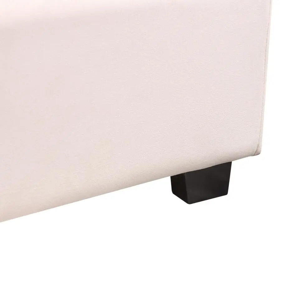 VINCENNES - Bed - Pastelroze - 160 x 200 cm - Fluweel