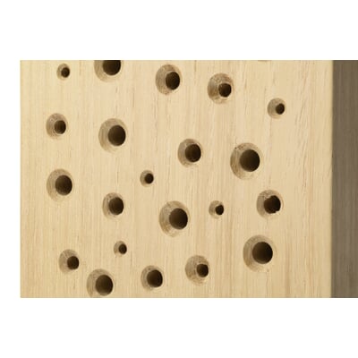 Wildbienenhaus Robinienholz