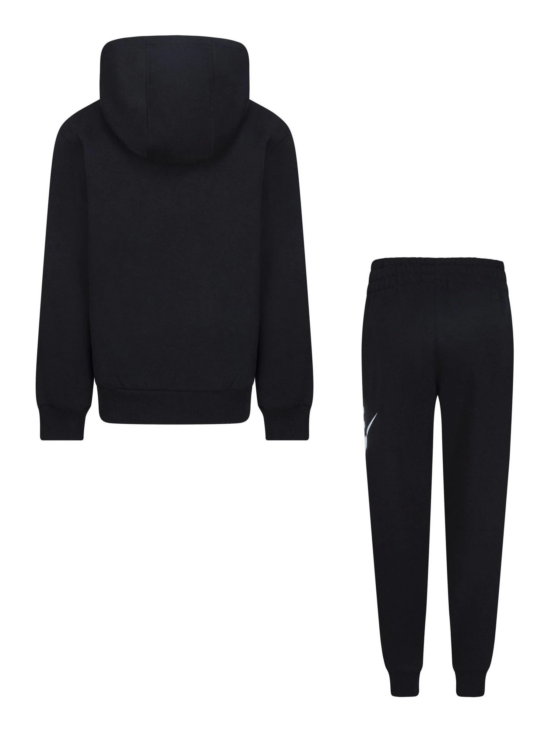 Zwart - Nike Club trainingspak van fleece voor kleine kinderen