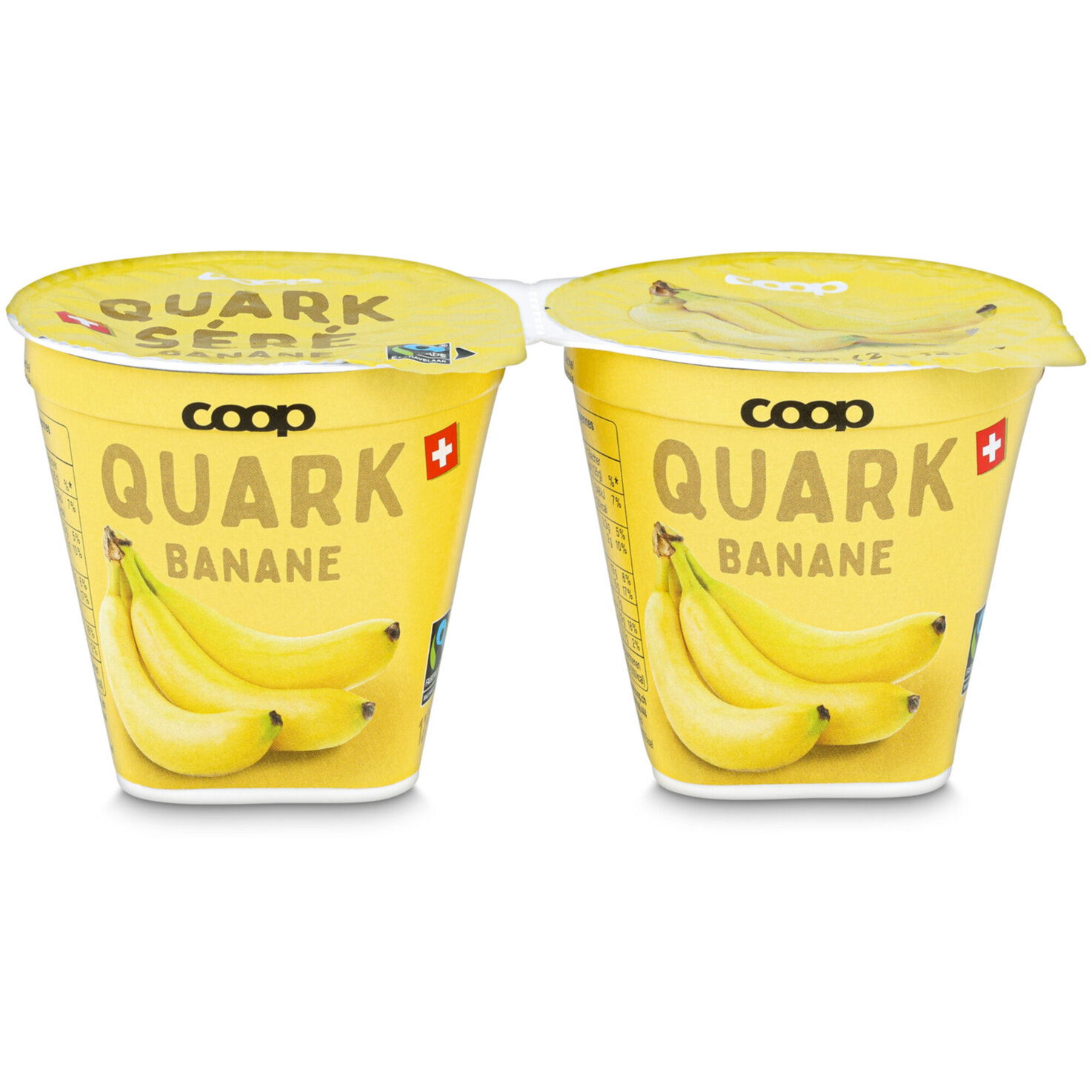 Fairtrade Früchtequark Banane 2x125g