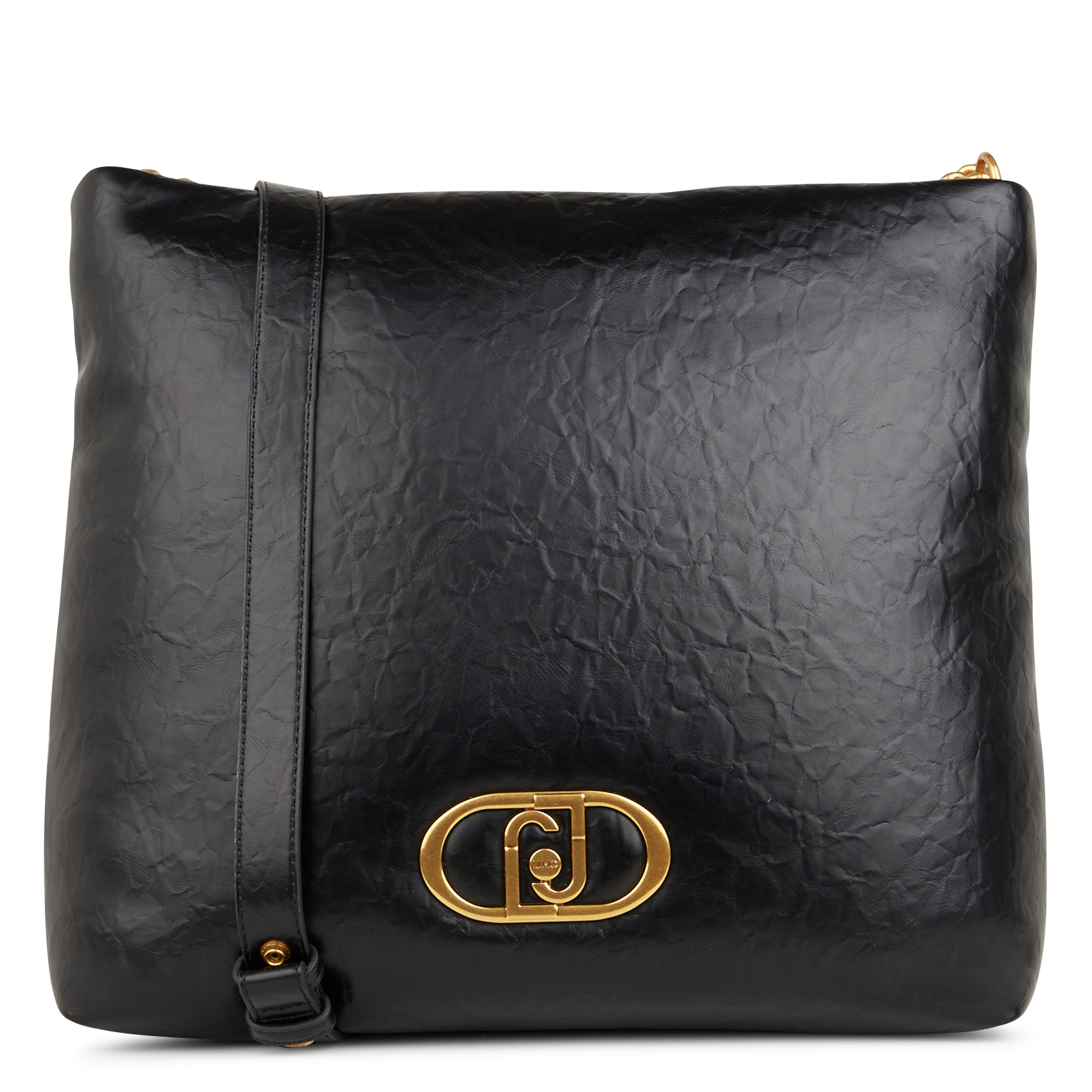 Sac à main effet cuir | Noir