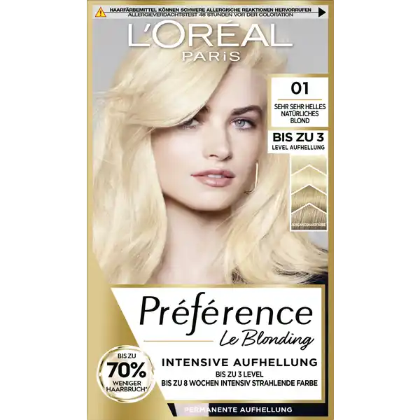 Le Blonding 01 sehr sehr helles natürliches Blond