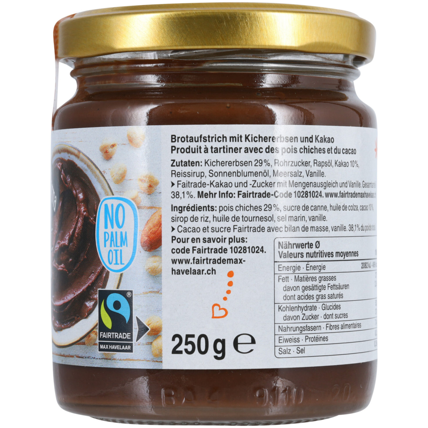 Karma Chickpea Chocolate Spread