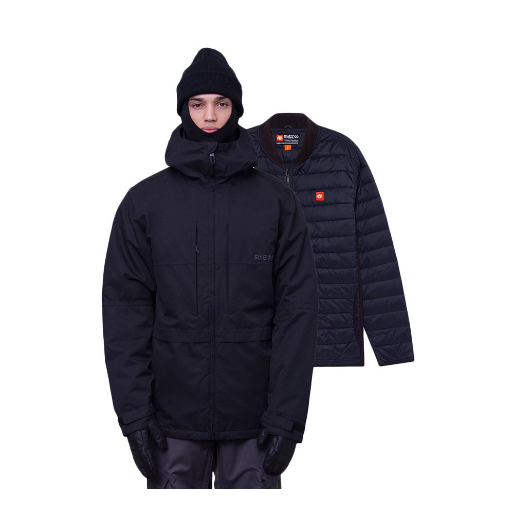 686 SMARTY® 3-IN-1 FORM - Veste ski Homme black