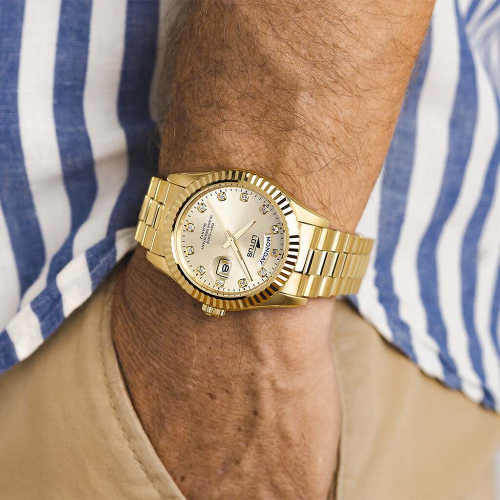 Montre Lotus Freedom Collection Doré