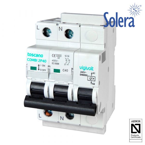 Solera Proteção Sobretensão Permanente Iga 2p 25a C 10ka cbm140 - 02869