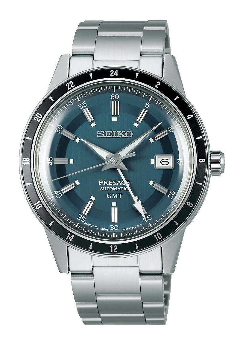 Seiko Presage Auto GMT Blau SSK009J1
