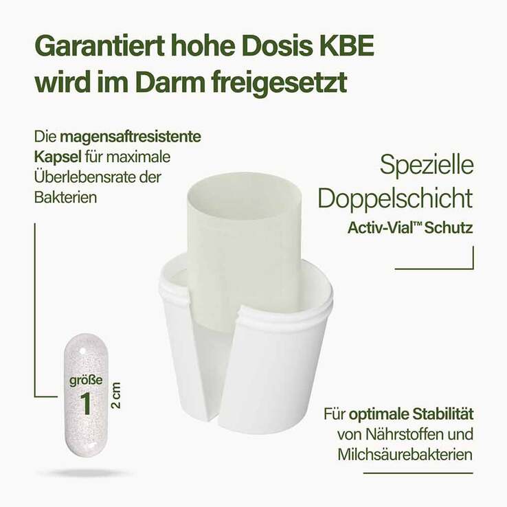 Nupure probaflor Mikrobiotika magensaftresistent Kapseln, 2x90 St