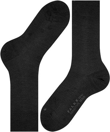 Falke Sok Sensitive Berlin Wol Blend Zwart 14448-3000 kopen