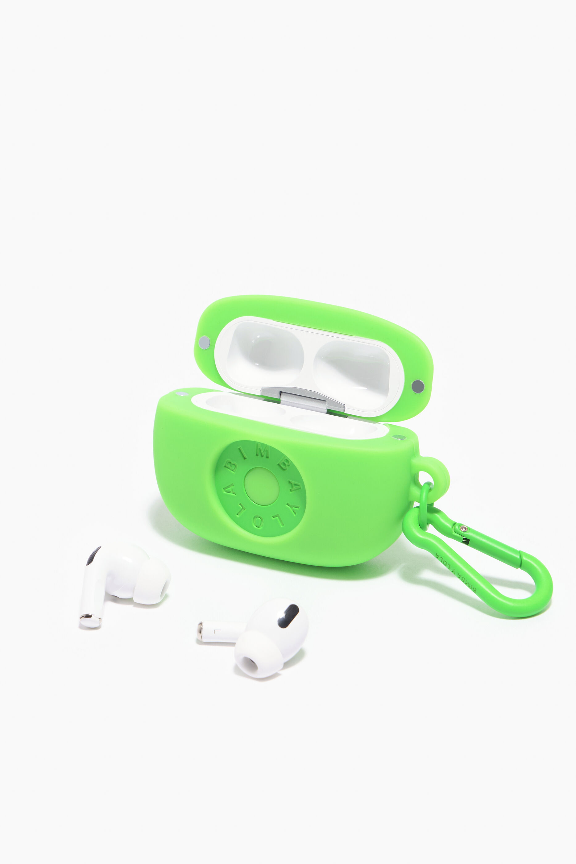 Capa de silicone para AirPods Pro com logotipo verde