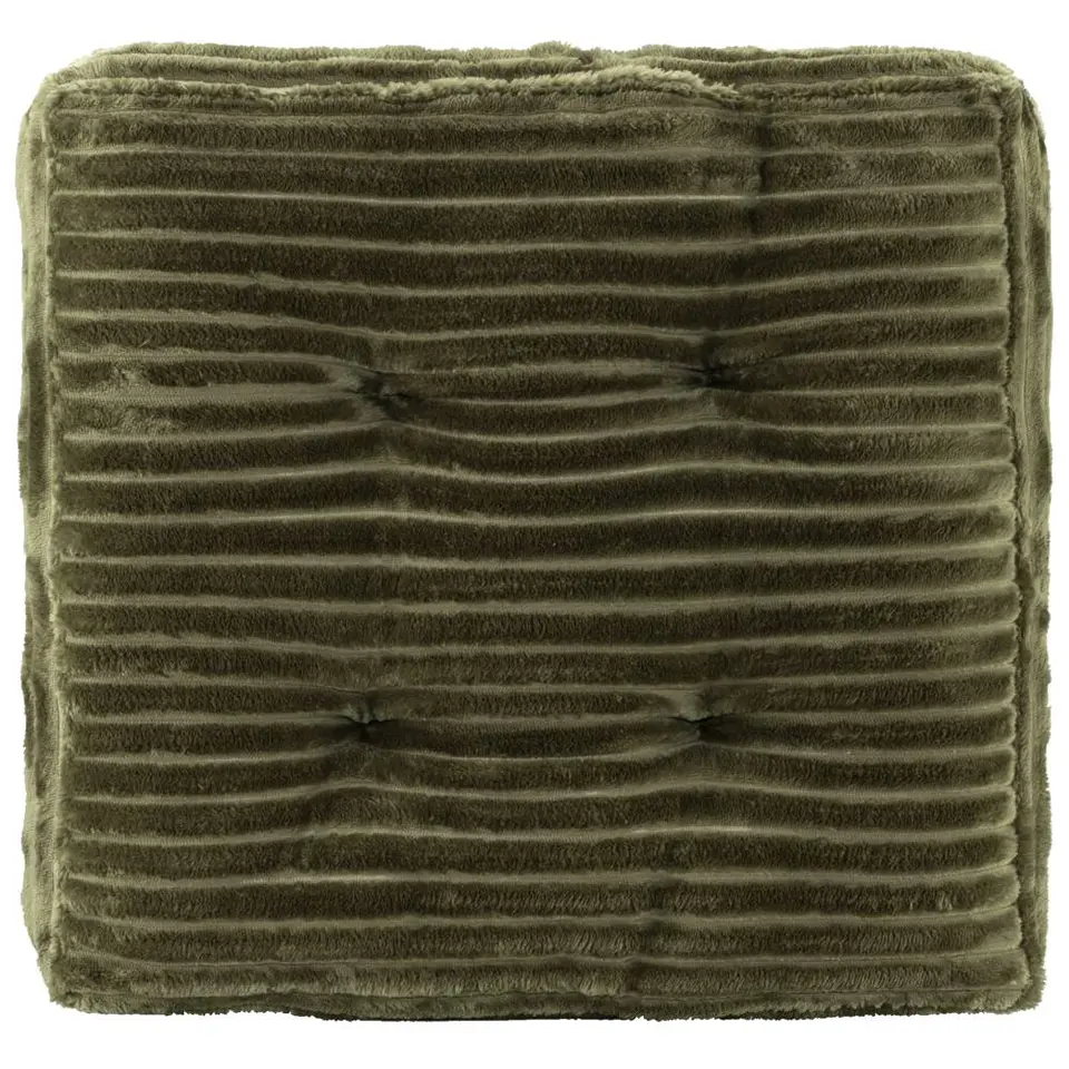 Matraskussen Cara - olijfgroen - 45x45x8 cm