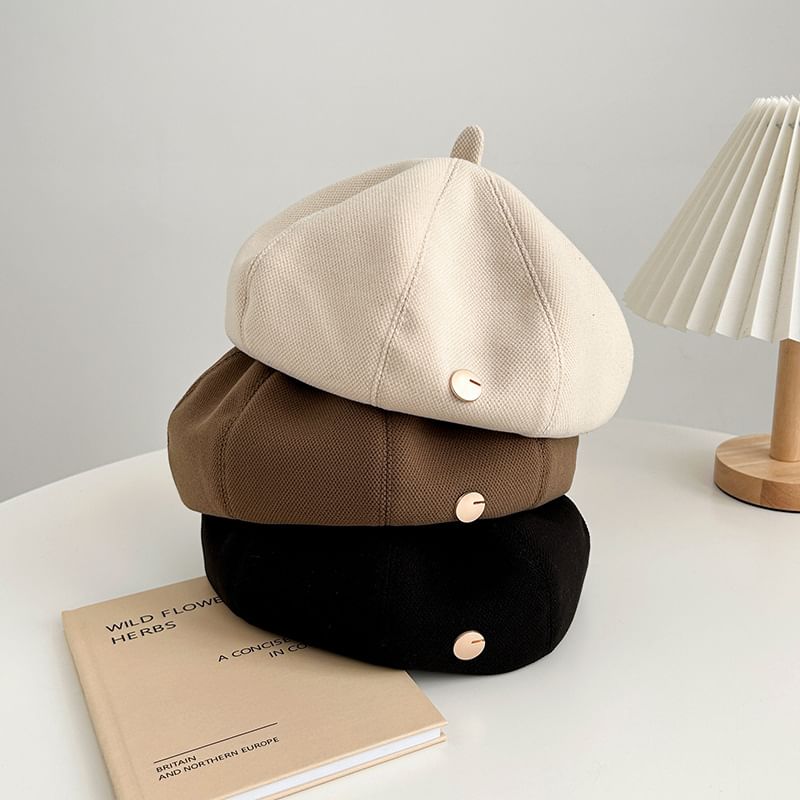 Dreamaway - Effen baret met knopenaccent
