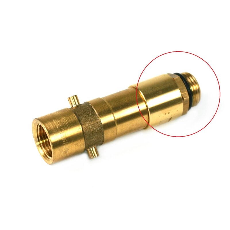 DREHMEISTER LPG Adapter Set inkl. Etui (W21.8) + Sinterfilter (106010)