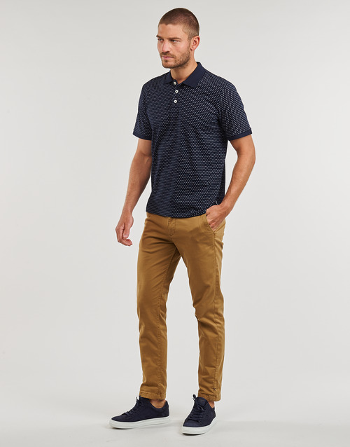 Jack & Jones - JJLUIS AOP POLO SS - Marine