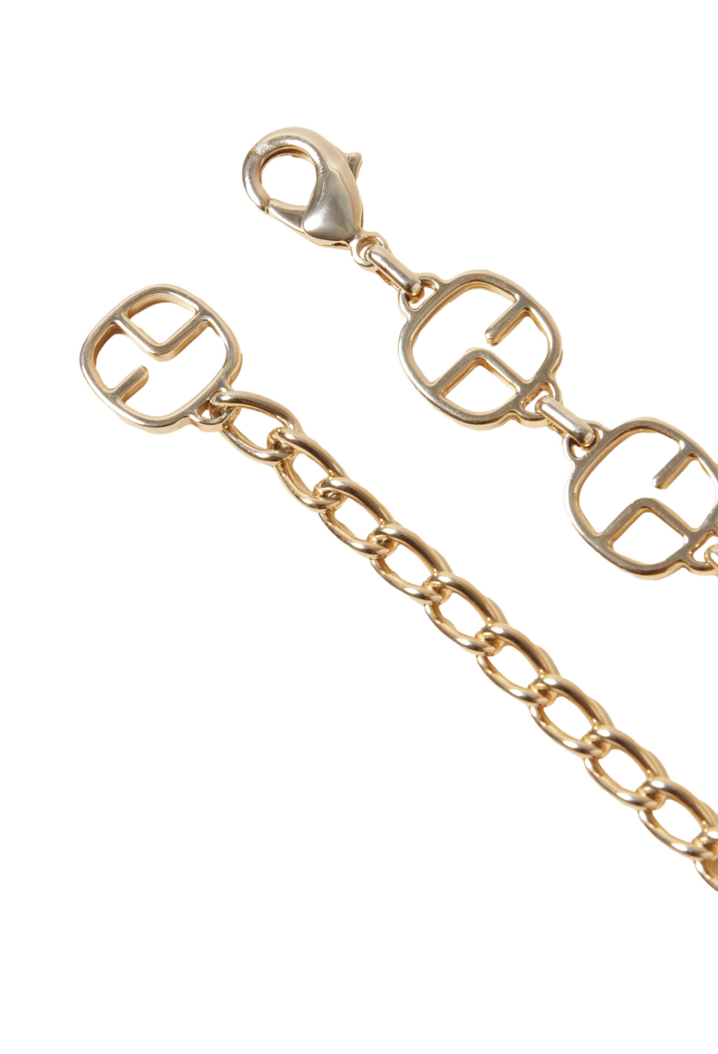 Ceinture chaîne monogramme | Doré