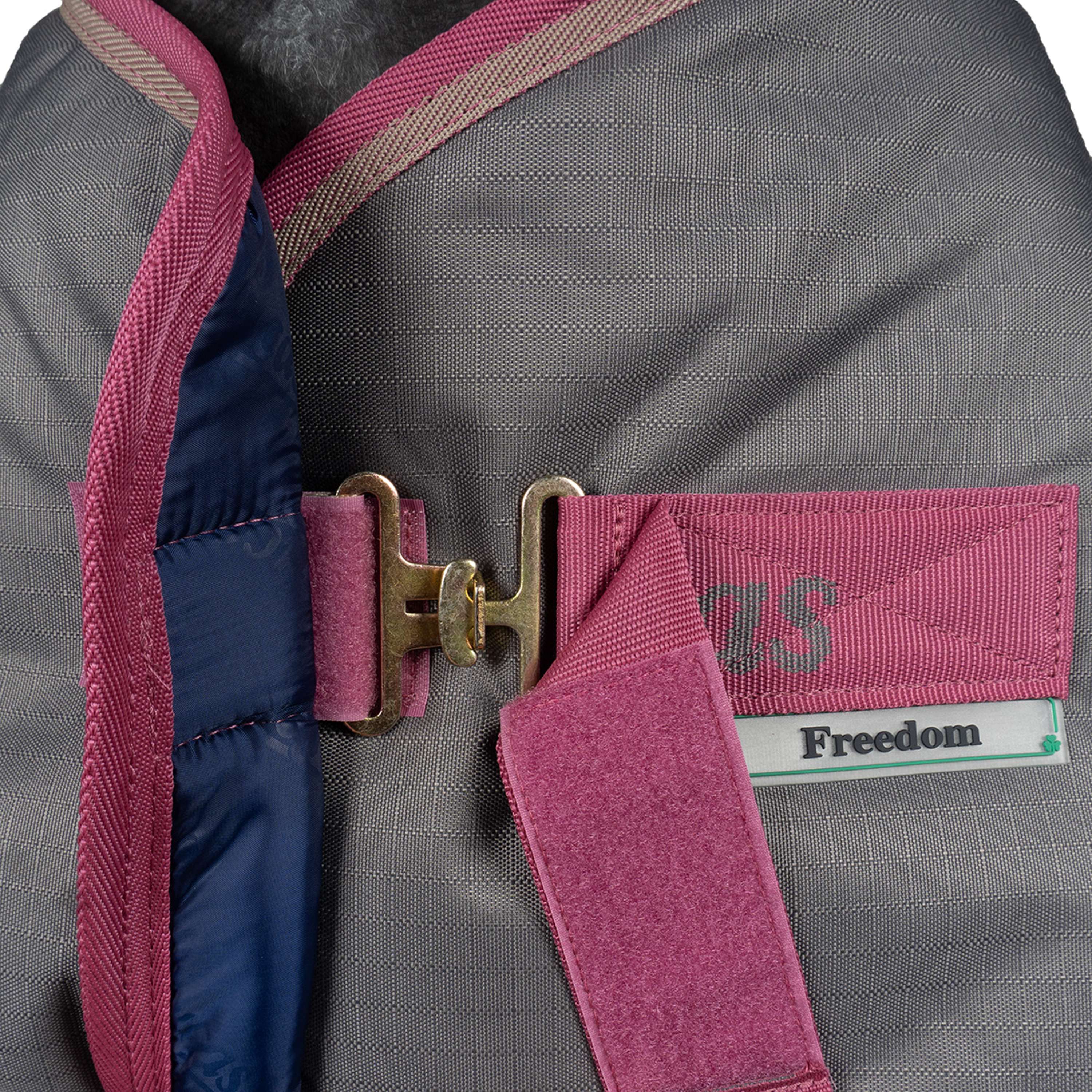 Bucas Freedom Turnout 150/150g Full Neck Smoke Grey