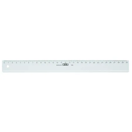 M+R Büro- und Schullineal, transparent, 30cm