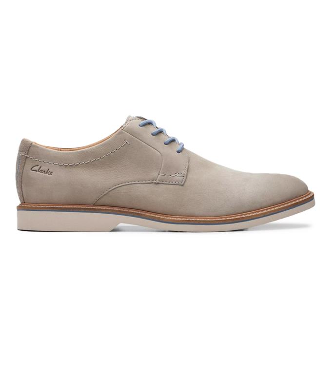 Clarks ATTICUS LTLACE grey nubuck