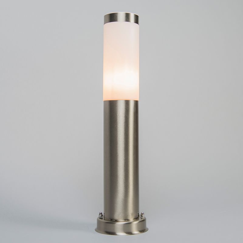 Buitenlamp paal staal 45 cm IP44 - Rox met grondpin en kabelmof