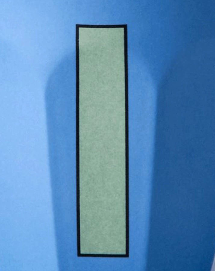 Melamin-Becher LETTER I - MEDIUM in new dusty blue