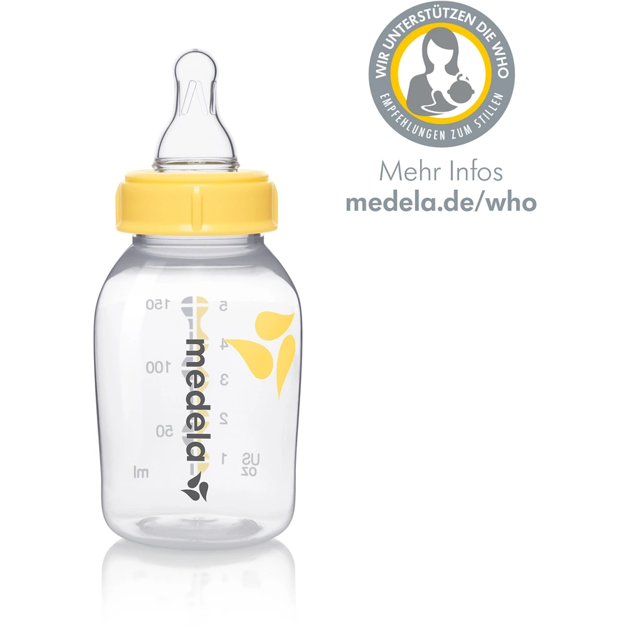 Medela Muttermilchflasche 150 ml, mit Sauger S Langsamer Fluss