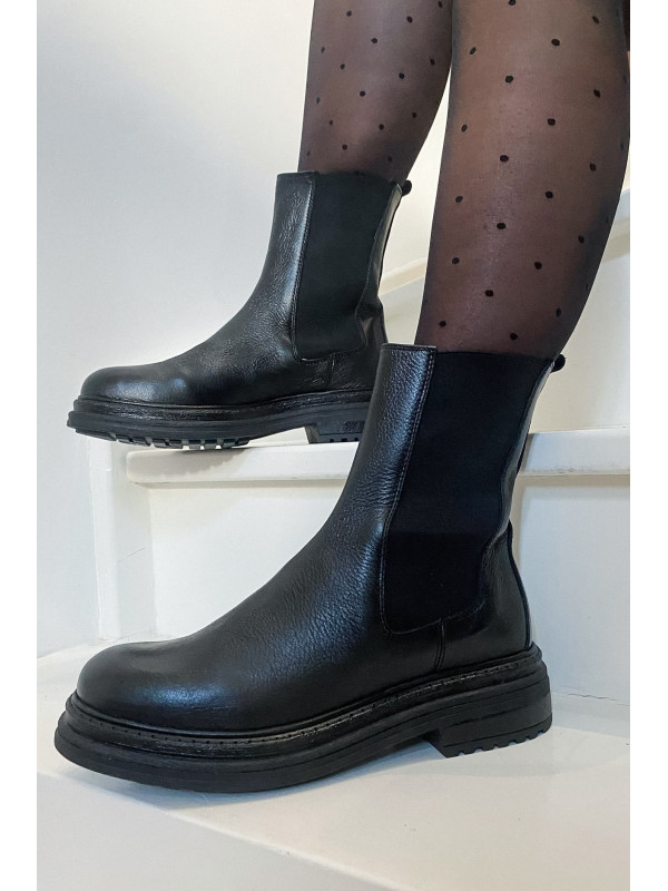Aliwell - Bottines KIRA Metal Dark