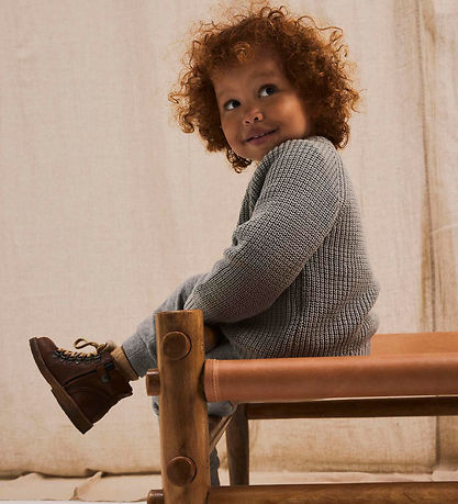 Lil' Atelier Cardigan - Strick - Noos - NmnEmlen - Kalkstein