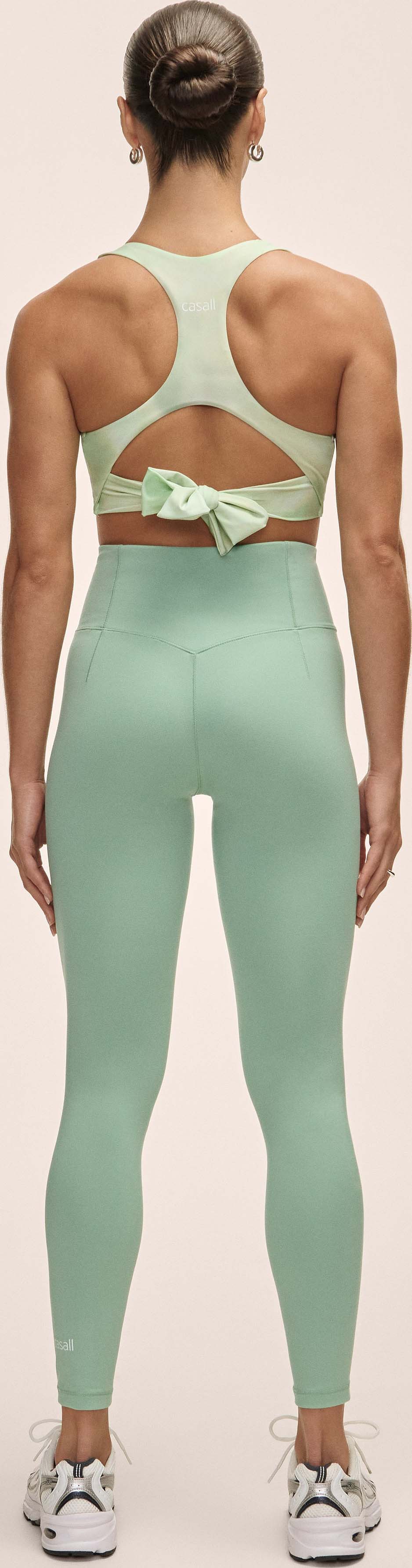 Soft Touch High Waist Tights Statue Green
