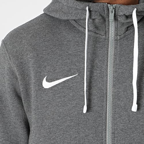 Sweat Zippé Capuche CW6887 Gris Chiné