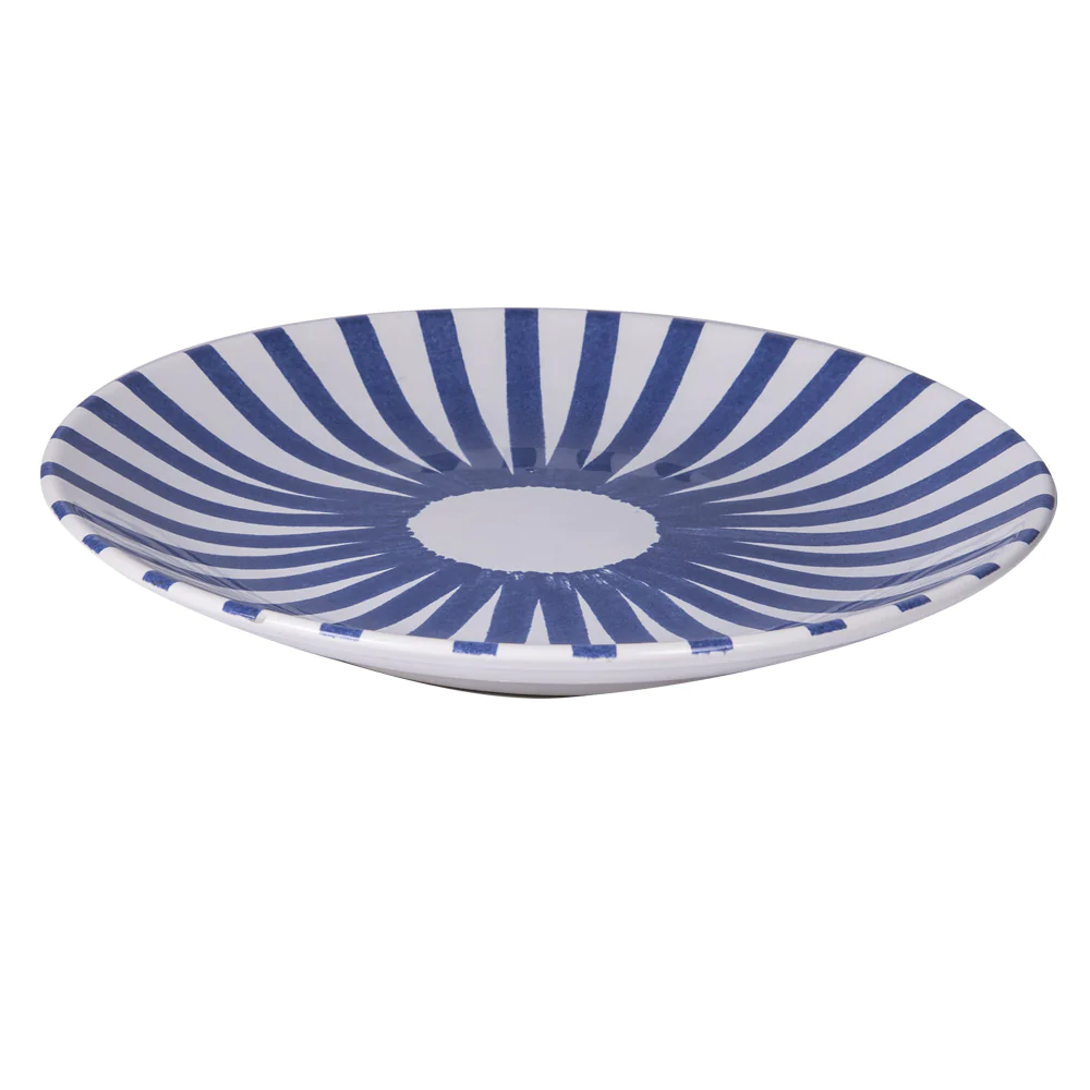 Assiette plate Santiago bleu 26 cm (lot de 6) Table passion