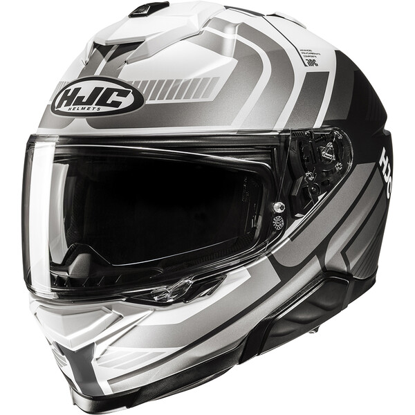 HJC - Casque i71 Viz MC5 / Blanc / Argent / Noir