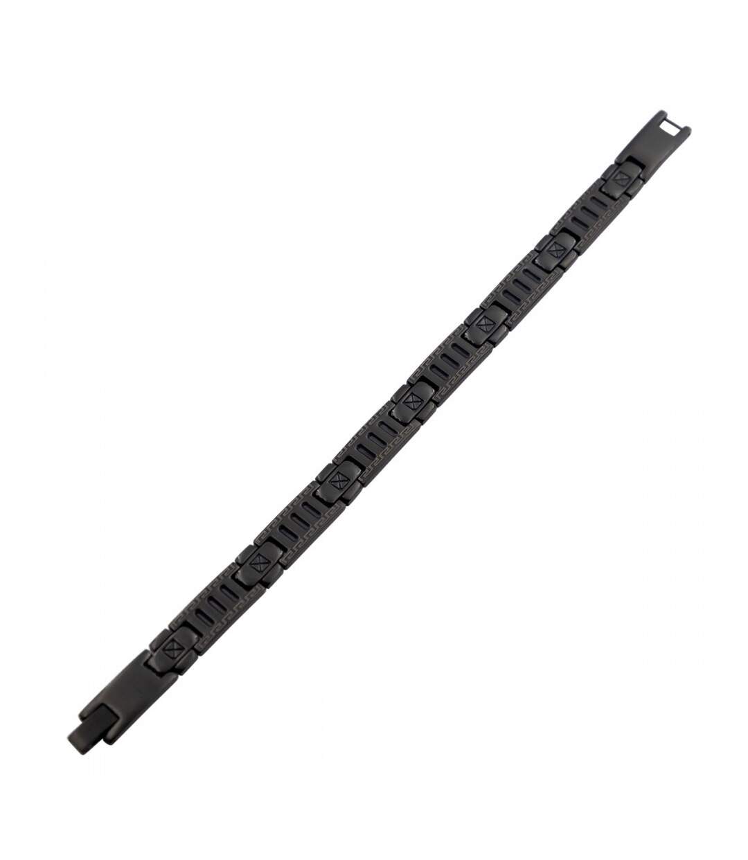 Bracelet Homme Acier Couleur Noir
