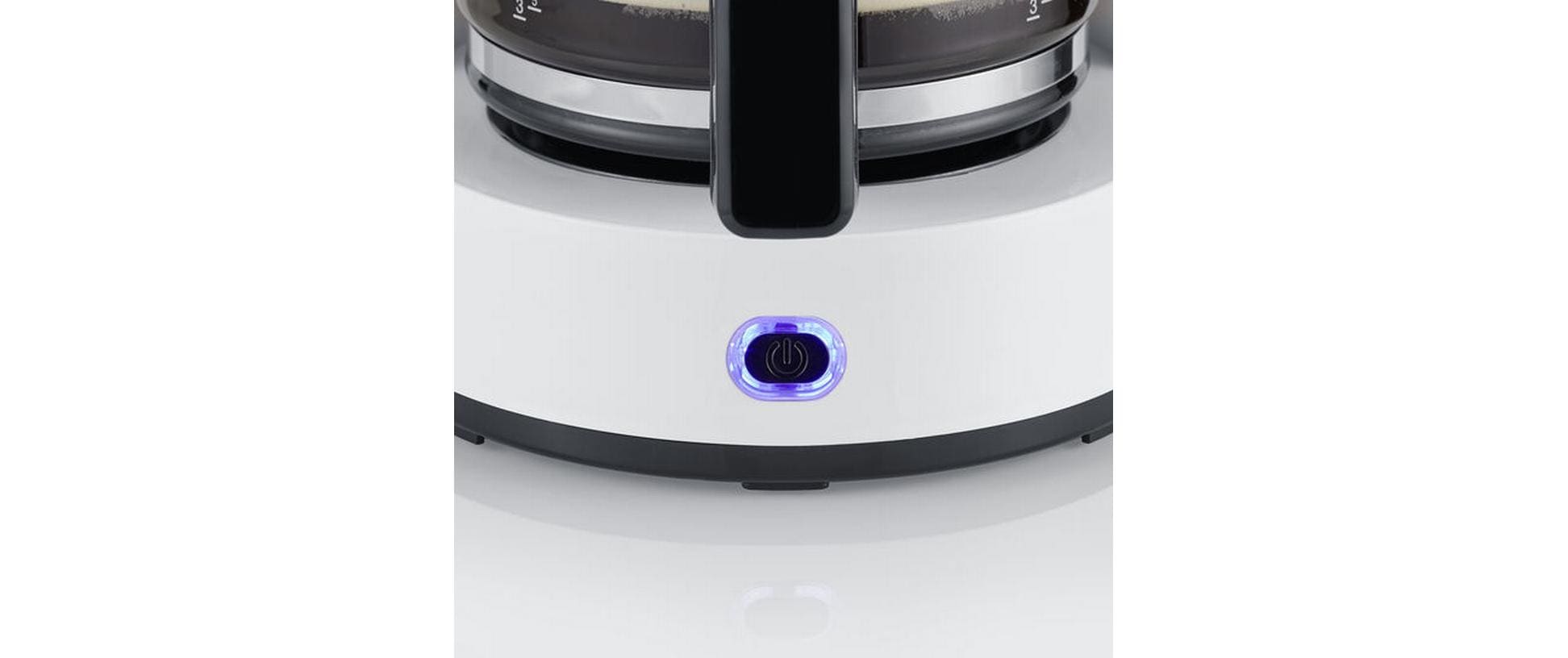 Filterkaffeemaschine KA 4816 WeissKaffeemaschine mit Glaskanne