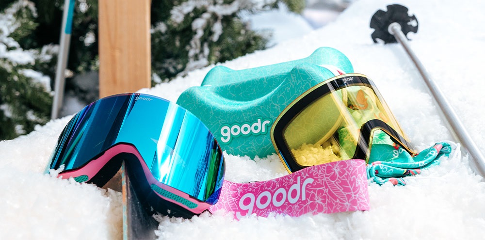 Goodr Sunglasses Snow G Bunny Slope Dropout