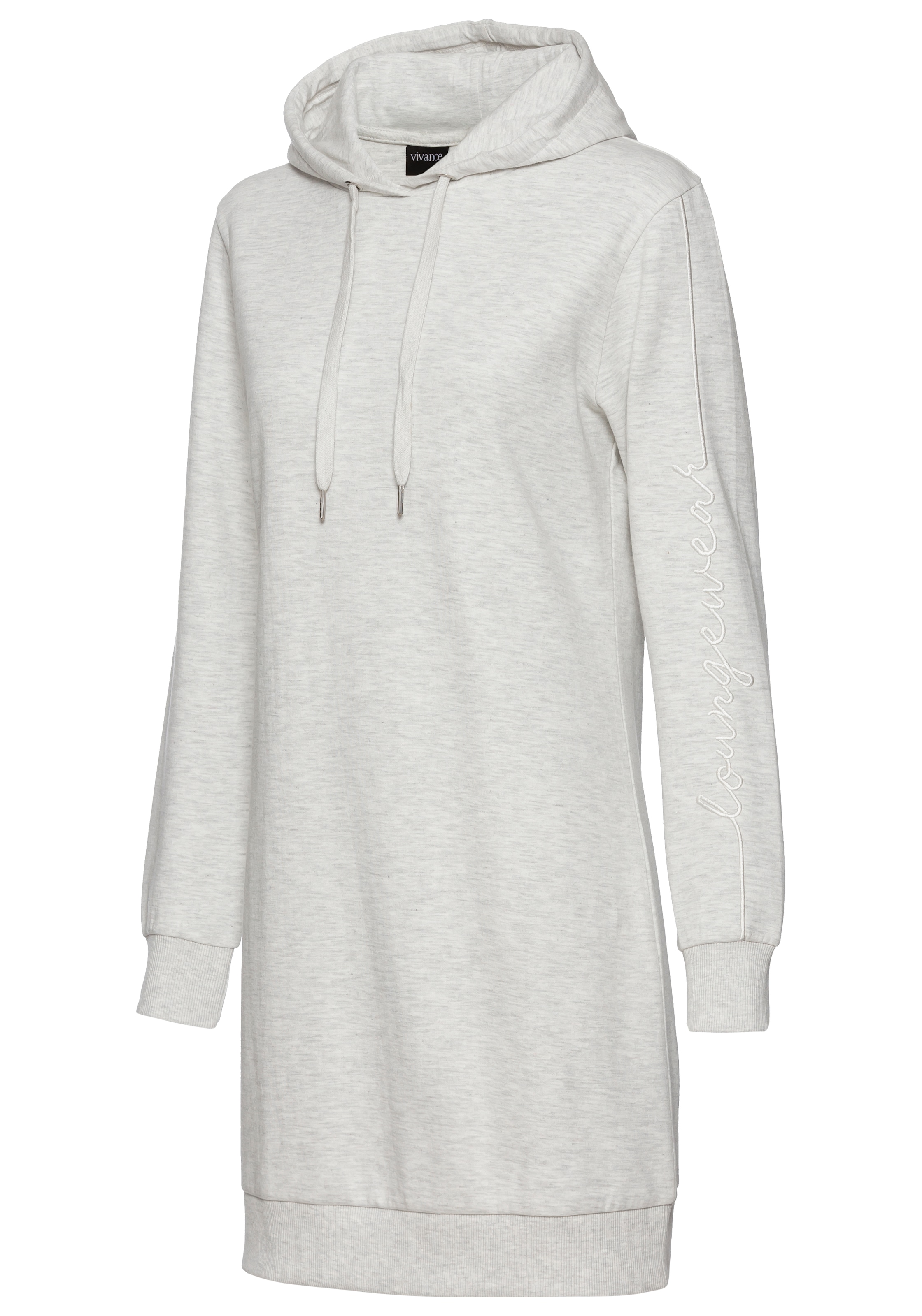 Vivance Sweatkleid mit Loungewear Stickerei, Loungekleid