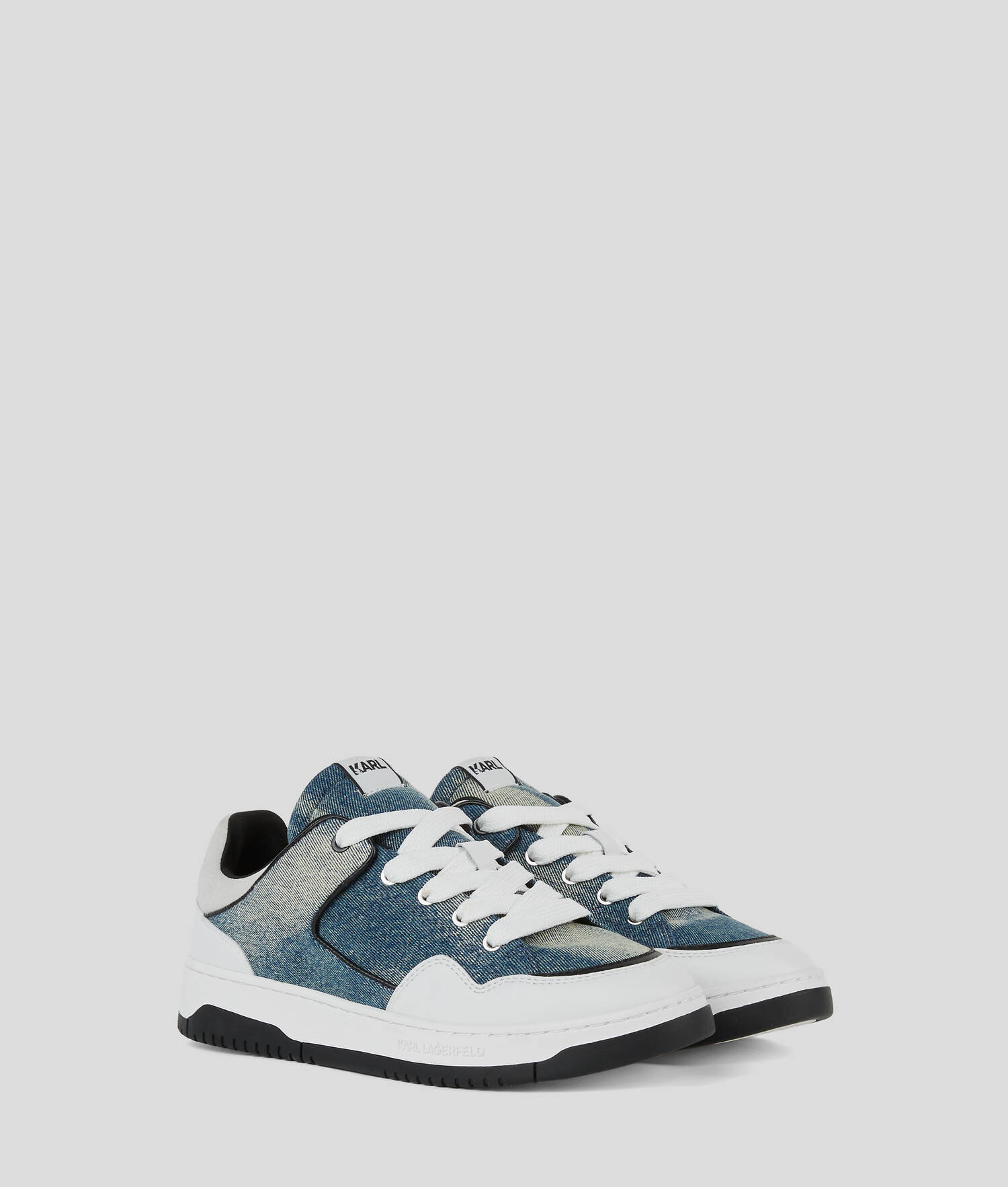 BASKETS EN DENIM KREW - Denim bleu